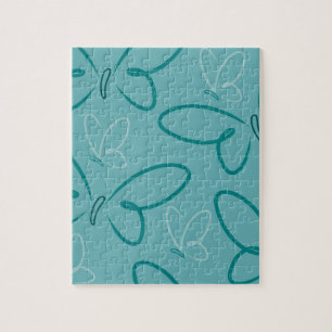 Butterfly pattern jigsaw puzzle