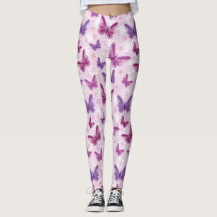 butterfly pattern leggings