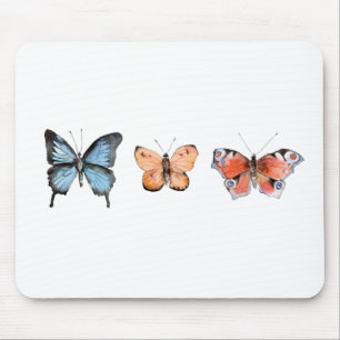 Butterfly Pattern Mouse Mat