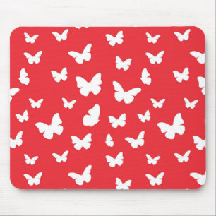Butterfly pattern mouse mat