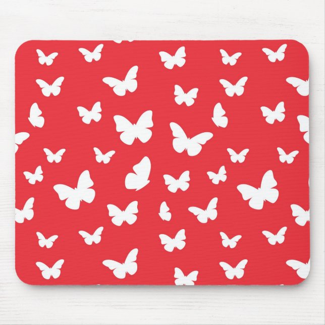 Butterfly pattern mouse mat (Front)