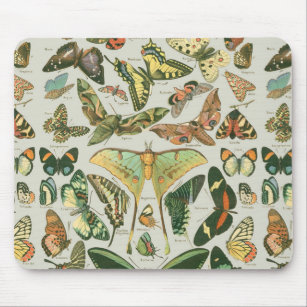 Butterfly pattern mouse mat