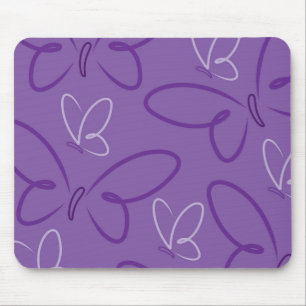 Butterfly pattern mouse mat