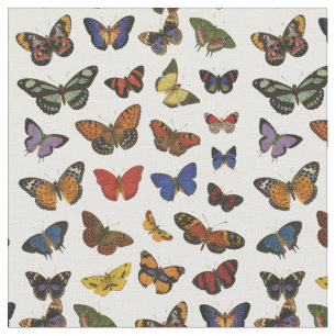 Butterfly Pattern – Nature-Inspired Botanical Fabric