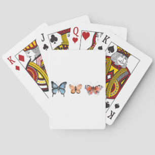 Butterfly Pattern Playing Cards