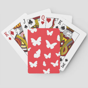 Butterfly pattern playing cards