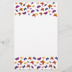 Butterfly Pattern Stationery