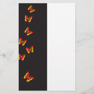Butterfly Pattern Stationery