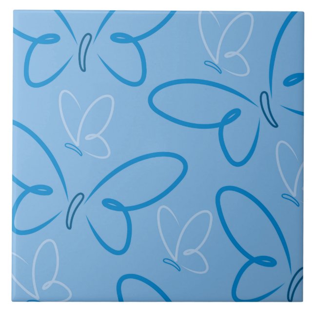 Butterfly pattern tile (Front)