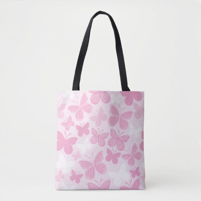 Butterfly pattern tote bag (Front)