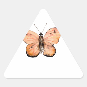 Butterfly Pattern Triangle Sticker