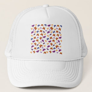 Butterfly Pattern Trucker Hat
