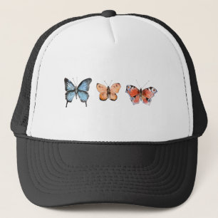 Butterfly Pattern Trucker Hat