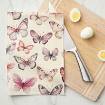 Butterfly Pattern Watercolor Elegant Pretty Gift