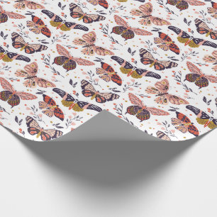 Butterfly Pattern Wrapping Paper