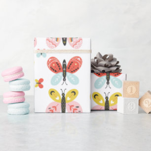 Butterfly Pattern Wrapping Paper