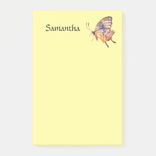 Butterfly Personalised 4x6 Post-it Notes