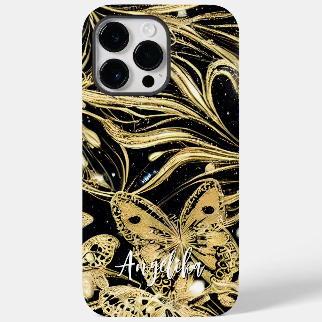 Butterfly Personalised Name Case-Mate iPhone Case (Back)