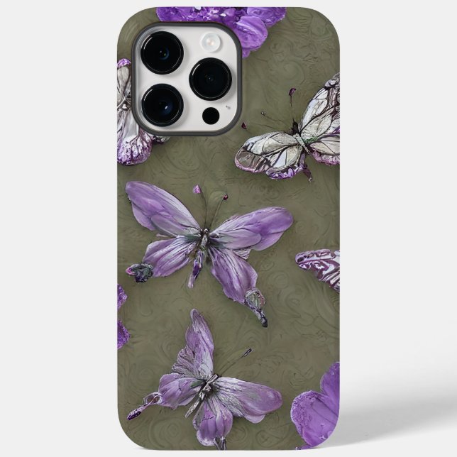 Butterfly Personalised Name Case-Mate iPhone Case (Back)