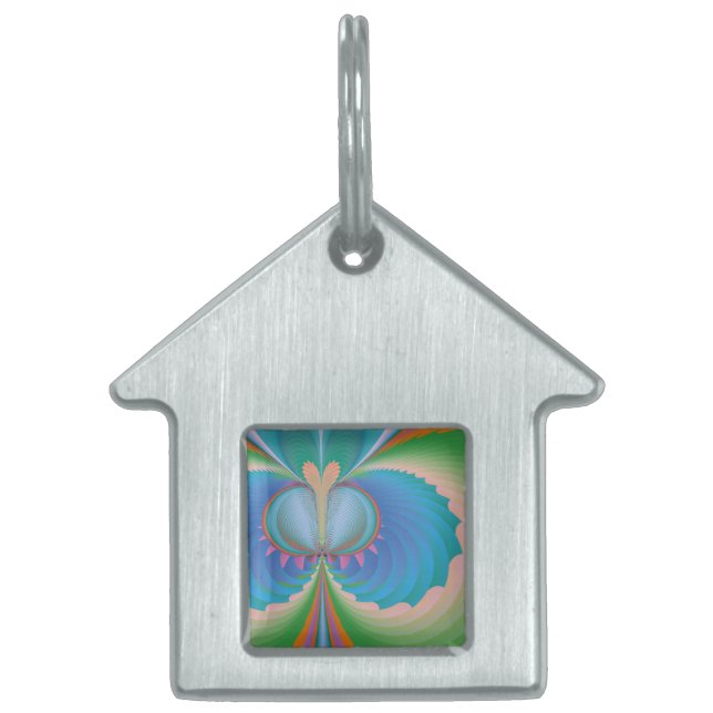 Butterfly Pet ID Tag (Front)