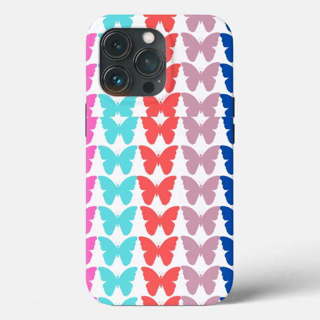 Butterfly Phone Case, Apple iPhone 13 Pro, Tough Case-Mate iPhone Case (Back)