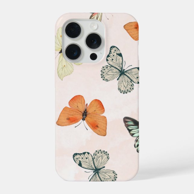 Butterfly phone case design (Back)
