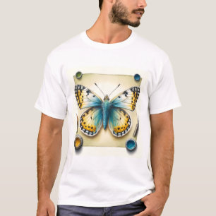 Butterfly Pieridae 110724IREF113 - Watercolor T-Shirt