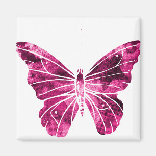 Butterfly Pink Clipart Cute Flying Wings Nature 1. Magnet