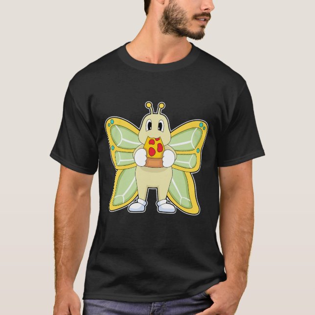 Butterfly Pizza T-Shirt (Front)