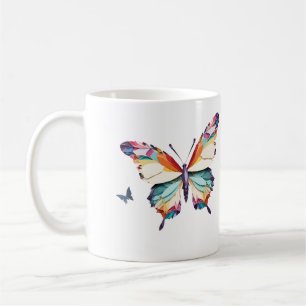 Butterfly Playful Adorable Fun Animal Colourful Jo Coffee Mug