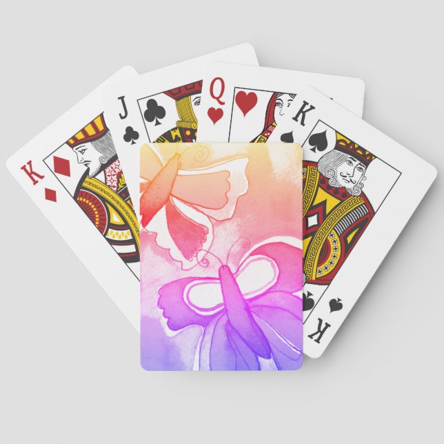 Butterfly  playing cards (Back)
