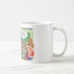 Butterfly Police Offbeat Cartoon Funny Gifts & Tee Coffee Mug