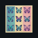 Butterfly Pop Art<br><div class="desc">Add a touch of whimsy to your home décor with this Butterfly Pop Art design. This colourful and playful design features a group of butterflies in various shades of blue, purple, and pink. Perfect for any room in your home, this design is sure to bring a smile to your face....</div>