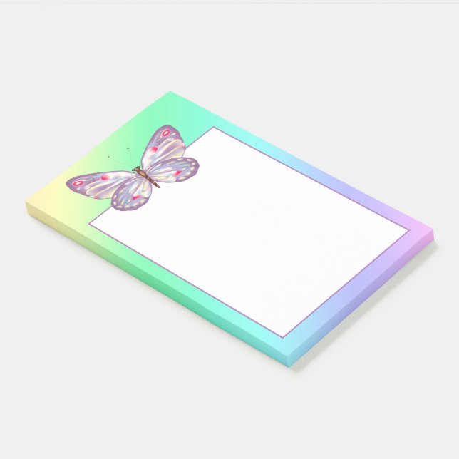 Butterfly Post-it Notes (Angled)