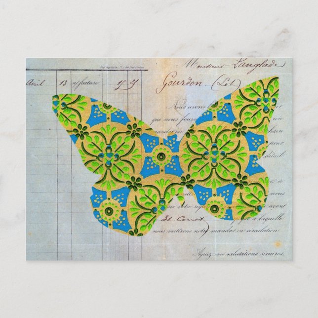 Butterfly Postcard (Front)