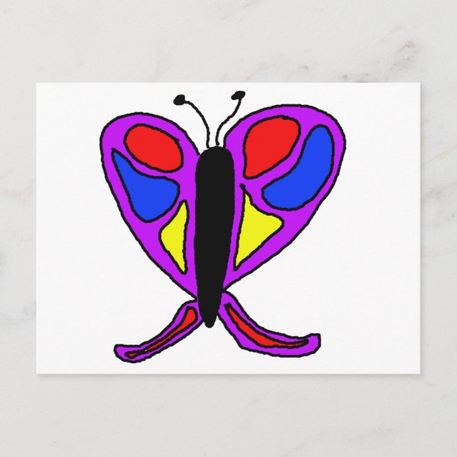 Butterfly Postcard (Front)