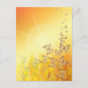 Butterfly postcard