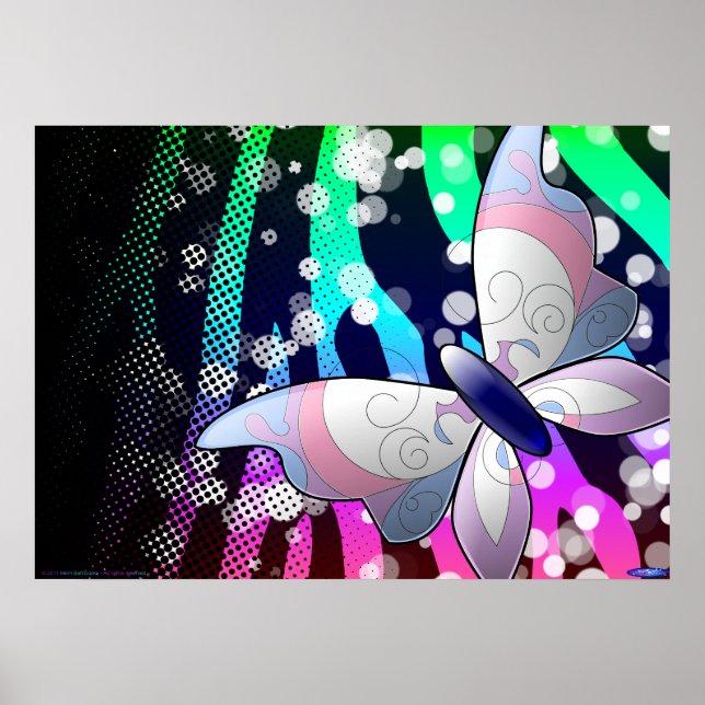 Butterfly poster (customisable!) (Front)