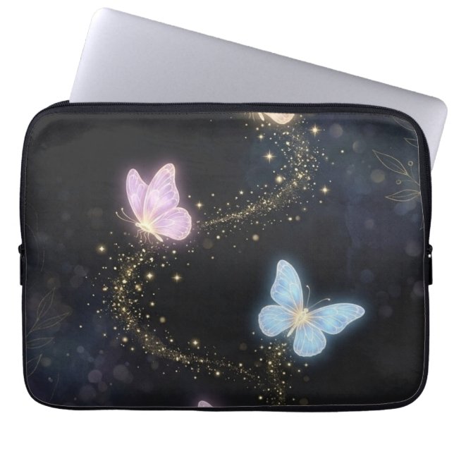 Butterfly Pouch Bag – Magical Colorful Butterflies (Front)