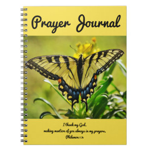 Butterfly Prayer Journal Philemon 1:4