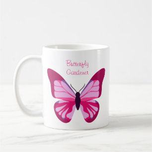 Butterfly Pretty Pink Purple Coffee Mug