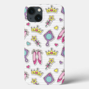 butterfly princess pattern iPhone 13 case