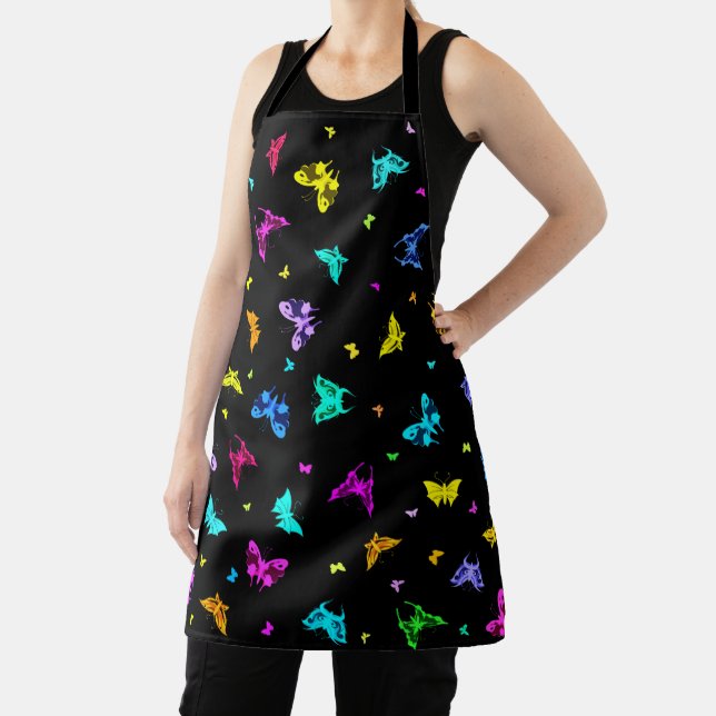 Butterfly Print Apron (Insitu)