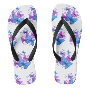 Butterfly Print  Flip Flops