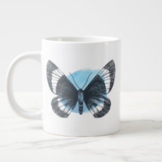 butterfly print large coffee mug