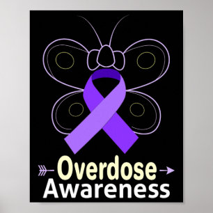 Butterfly Products Opioid Ribbon Opioid Overdose A Poster