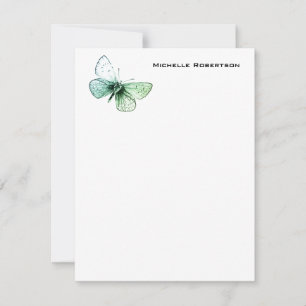 Butterfly Professional Minimalist Plain Modern Card