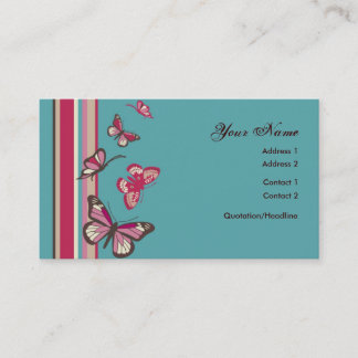 Butterfly Profile Card