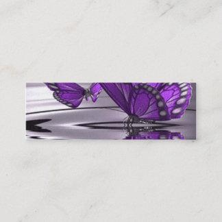 Butterfly Profile Mini Business Card