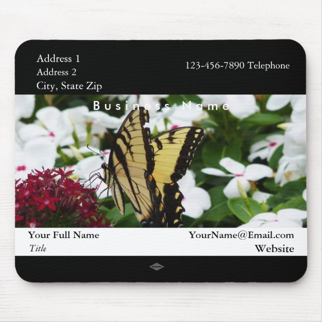 Butterfly Promotional Photo Mousepad (Front)